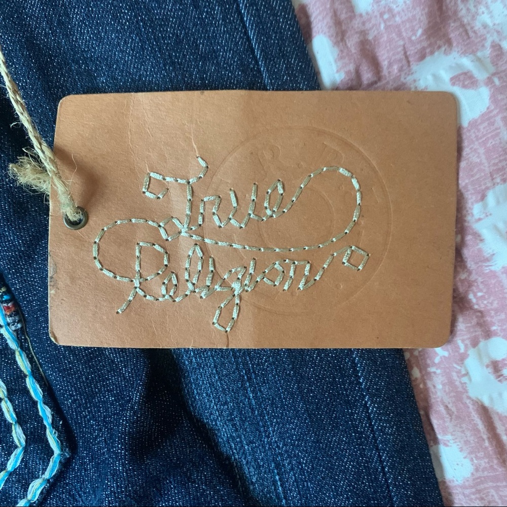 ❌SOLD❌ 😍 NWT True Religion flare jeans 😍 - Picture 7 of 9